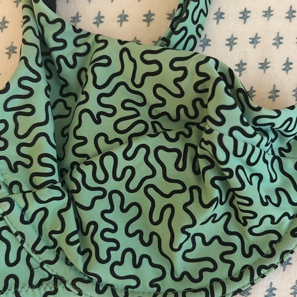 Fisch Swim Grenadines Printed Underwire Bikini Top 🐟 L - Picture 3 of 6